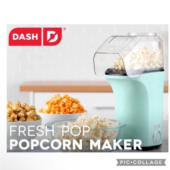 New! DASH Fresh Pop Hot Air Popcorn Maker Makes 16 Cups - Picture 2 of 16